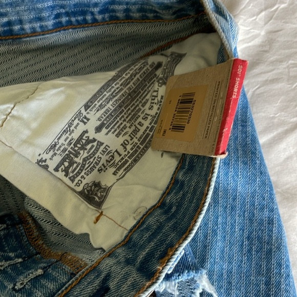 Levi cut off shorts pin stripe - Picture 5 of 7
